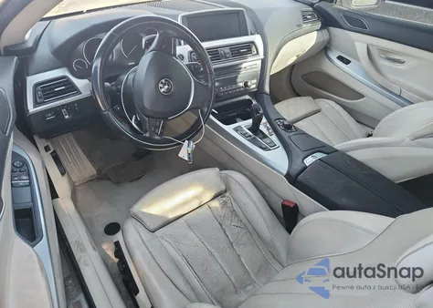 2012 BMW 650 I z USA, uszkodzony, nr VIN WBALX3C51CDV77454